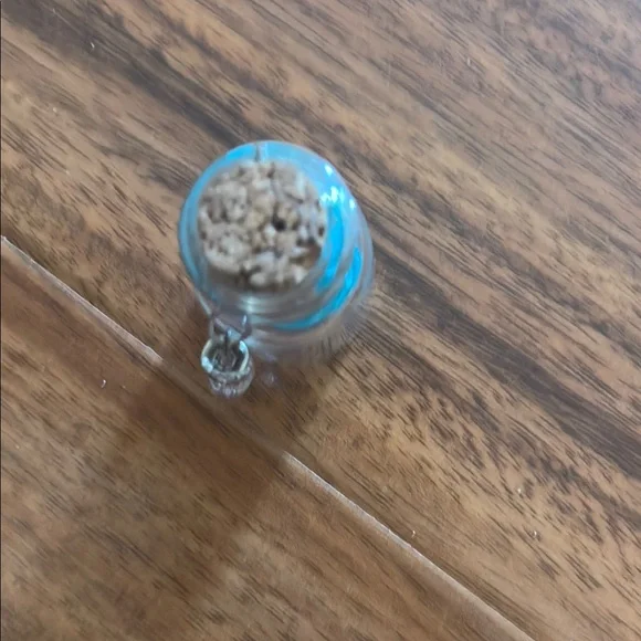 Mini Glass Jar with Blue Origami - Picture 4 of 4